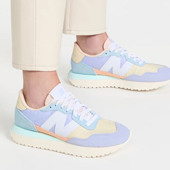 New Balance Shoes - New Balance 237 Violet Haze/Macadamia Nut pastel chunky sneakers